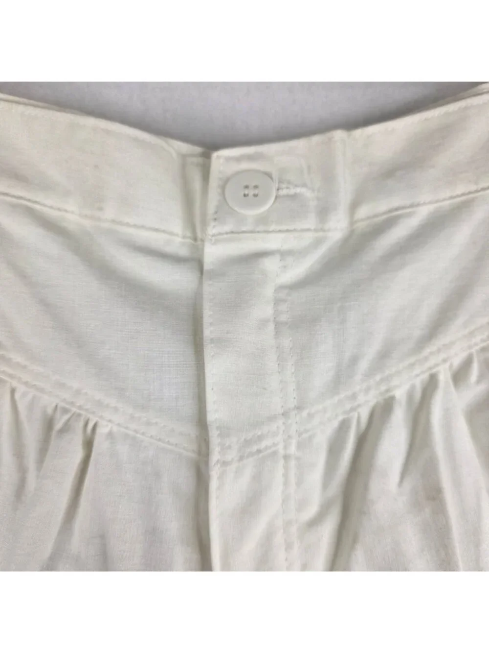 Vintage Wrangler Misses Casual Shorts Sz 6 White Deadstock USA Comfort Americana